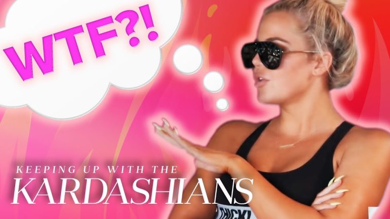 Woman in sunglasses with 'WTF' thought bubble