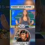 Funny news bloopers with reactions.