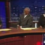 News anchors laughing on-air at desk