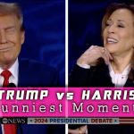 Debate funniest moments with Trump and Harris.