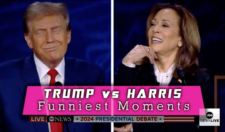 Trump vs Harris – FUNNIEST Moments from US Presidential Debate Highlights