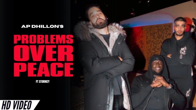 AP Dhillon, Problems Over Peace music video cover.