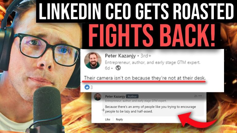 LinkedIn CEO responds to online criticism.