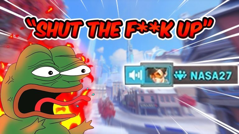 Angry frog meme with gaming chat message.