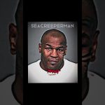 Seacreeperman mugshot artwork with dark background.