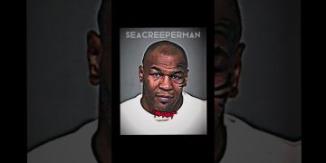 Seacreeperman mugshot artwork with dark background.