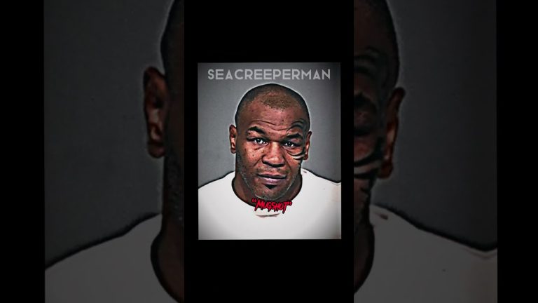 Seacreeperman mugshot artwork with dark background.