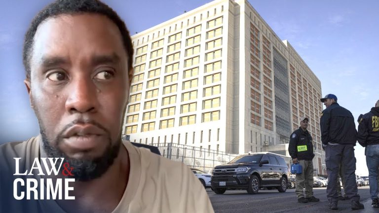 Man's face with police and building in background