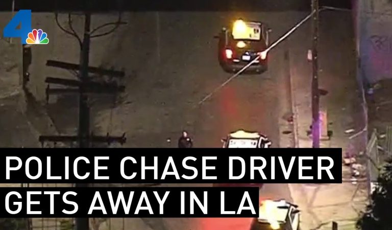 Police Lose Track of Car, Driver in High Speed Chase | NBCLA