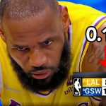 Basketball player LAL vs GSW, score 84-102.