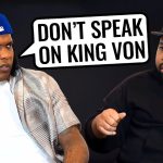 Two men discussing King Von's legacy.