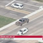 High-speed police pursuit on Dallas highway