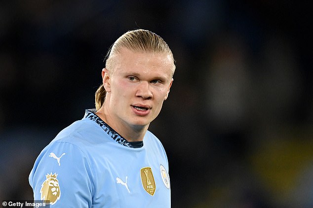 Soccer player in blue jersey on the field.