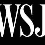 WSJ logo in white on black background