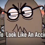 Cartoon ghosts in glasses, intense expressions.