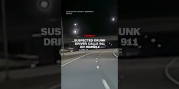 Suspected drunk driver calls 911 on himself.