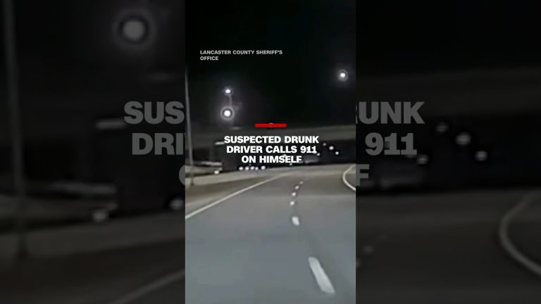 Suspected drunk driver calls 911 on himself.