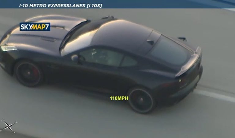 CHASE: Wild high-speed chase of stolen Jaguar through LA freeways