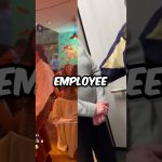 Restaurant employee at work