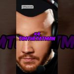 Gamer headset portrait, text influencer timthetatman.