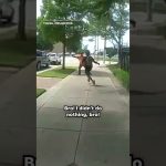 People running on sidewalk in Tulsa, Oklahoma.