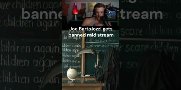 Streamer gets banned during live session.