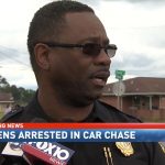 Officer details teens arrested in car chase