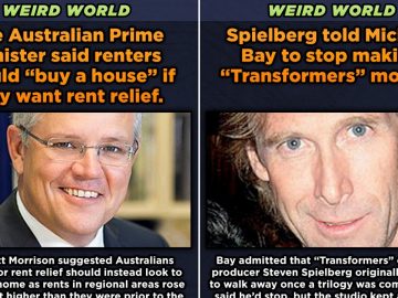 Weird world news: rent advice and Transformers movies