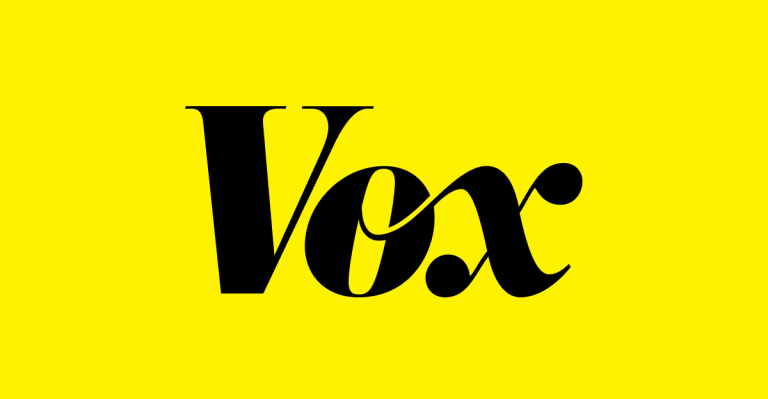 Vox logo on yellow background